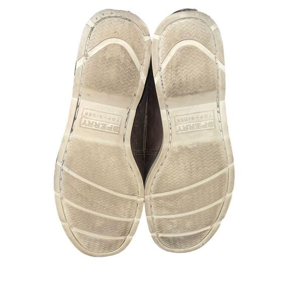 Sperry Brown Leather Top Sider Dock Shoes - Men’s Size 7.5 - Picture 4 of 7